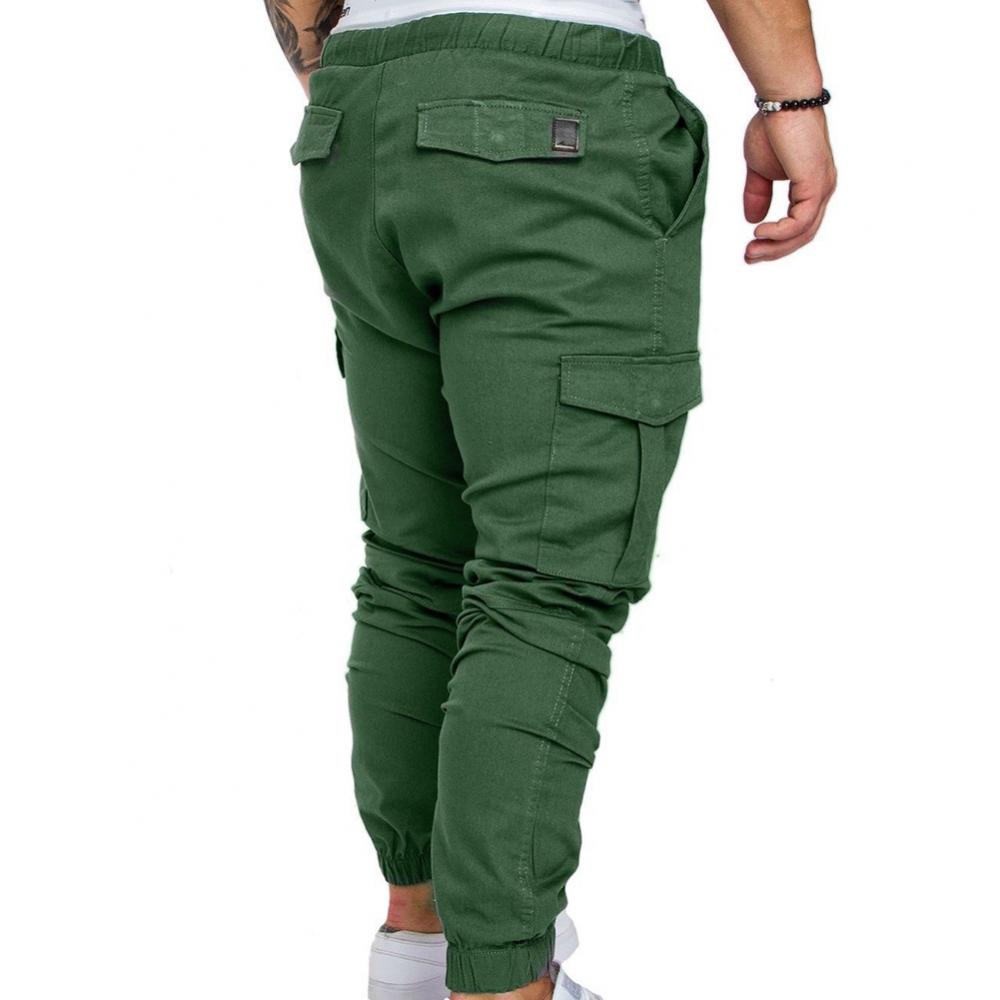 50%HOT2022 New Men's Casual Jogging Pants Solid Color Pocket Pants Sports Pants Men's Trousers Street Hip Halen Jogging Pants
