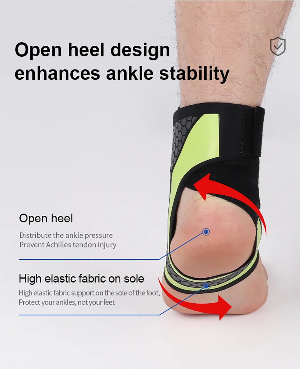 GOBYGO 1Pcs Ankle Protectors Running Joint Strain Ankle Wear Tear Anti-fracture Ankle Protector Basketball Soccer Men Women