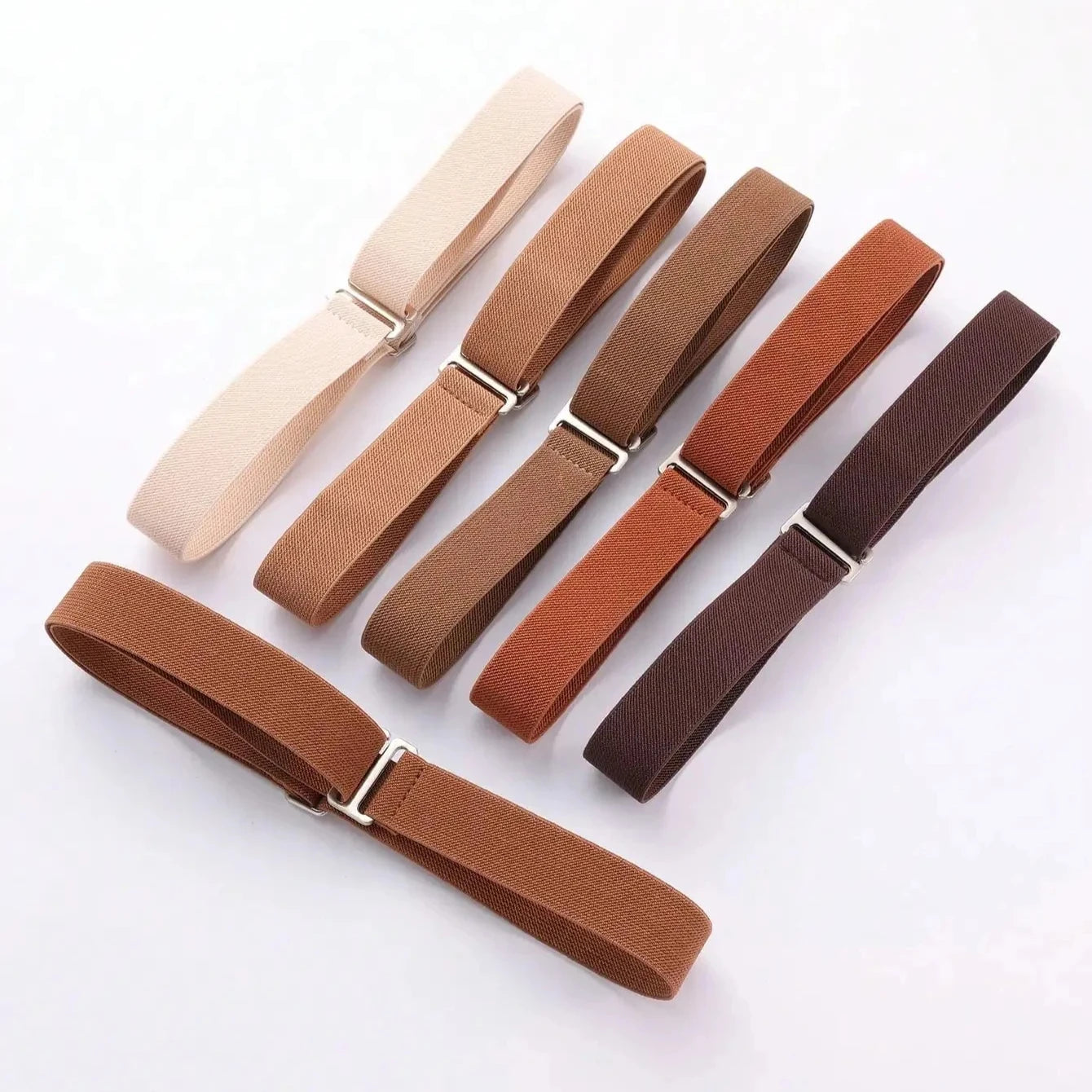 1pc Women's Elastic Comfortable & Adjustable One-Size Anti-Slip Pants Belt, Fits Most