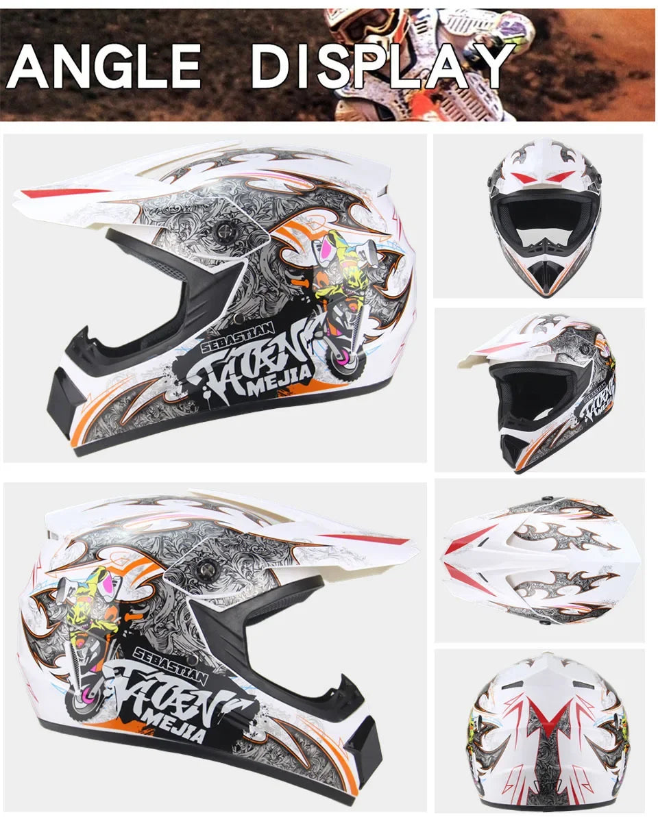 Full Face Motorcycle Helmet Off-road Motorbike Free Shipping Send 3 Gifts Downhill AM DH Cross Capacete Motocross Casco helmets