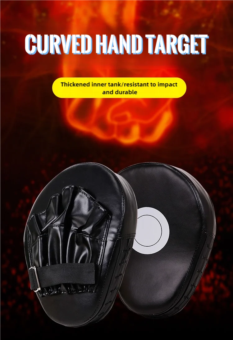 1PC Kick Boxing Gloves Pad PU Leather Punch Target Bag for Adults Kids MMA Karate Muay Thai Free Fight Sanda Training Equipment
