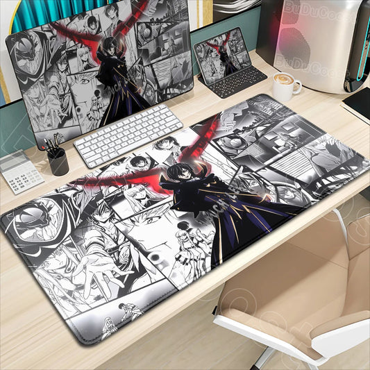 Large Anime Code Geass Mousepad Laptop Gaming Mouse Pad Pc Accessories Deskmat Keyboard Desk Mat Protector Pretty C.C. Mause Pad