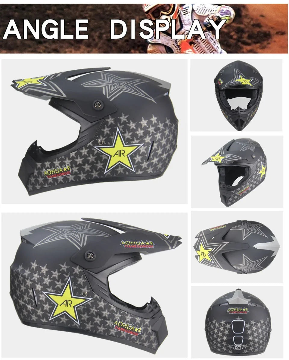 Full Face Motorcycle Helmet Off-road Motorbike Free Shipping Send 3 Gifts Downhill AM DH Cross Capacete Motocross Casco helmets