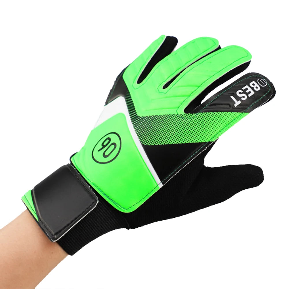 Children's Goalkeeper Gloves Latex Goalkeeper Gloves For Kids Football Goalkeeper Anti-Slip Training Gloves Soccer Goalie Gloves