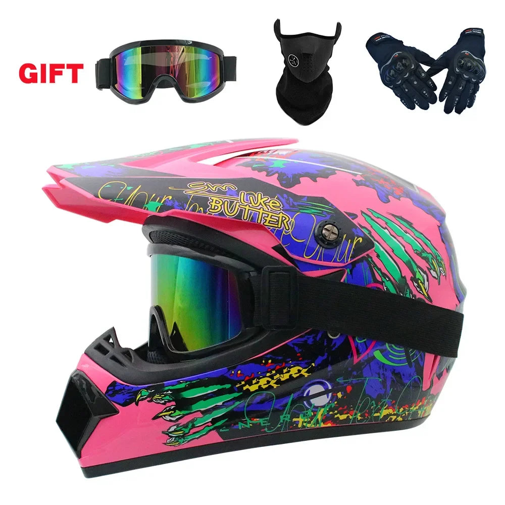 Full Face Motorcycle Helmet Off-road Motorbike Free Shipping Send 3 Gifts Downhill AM DH Cross Capacete Motocross Casco helmets