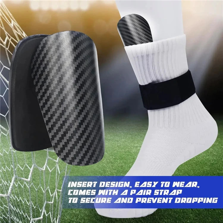 2Pcs Mini Soccer Shin Guards for Teenagers and Adults Sports Protective Gear Shin Guards Protective Equipment