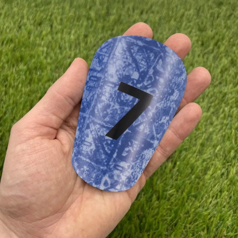2026 Mini Shin Guards No.7 Kids Adults - Ultra Thin Soccer Leg Guards Lightweight Protection USA Canada Mexico Summer Sports