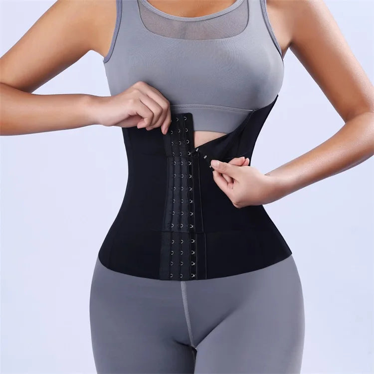 MiiOW Waist Trainer Corset Women's Binders Shapers Tummy Wrap Body Shapewear Breathable Slimming Belt Flat Belly Workout Girdle