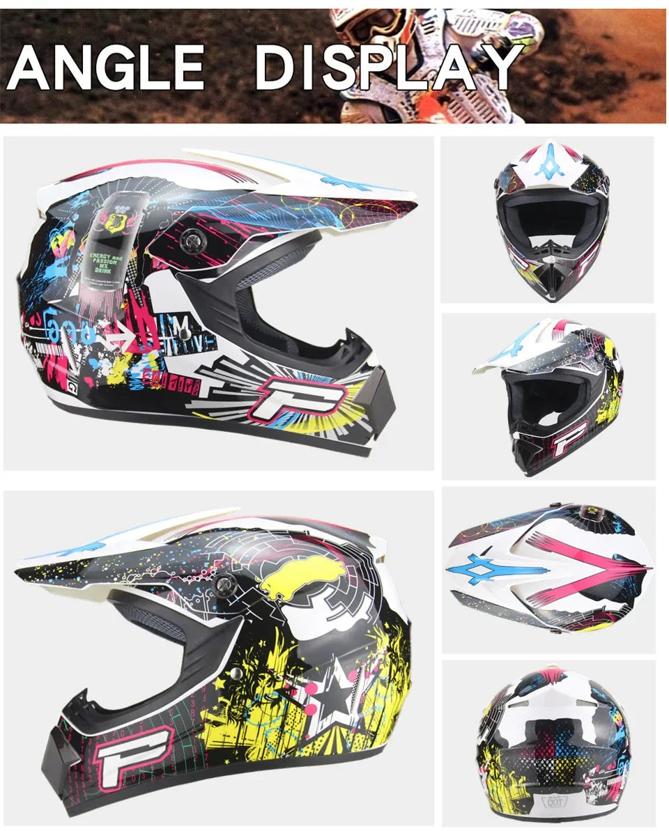 Full Face Motorcycle Helmet Off-road Motorbike Free Shipping Send 3 Gifts Downhill AM DH Cross Capacete Motocross Casco helmets