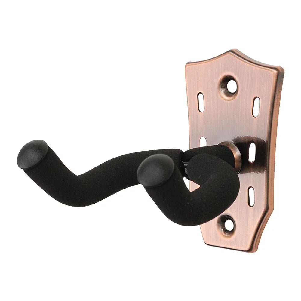 Guitar Holder Hook Metal Acoustic Guitar Hook Holder Stand Non-slip Guitar Hanger Wall Mount for Electric Guitar Bass Ukulele