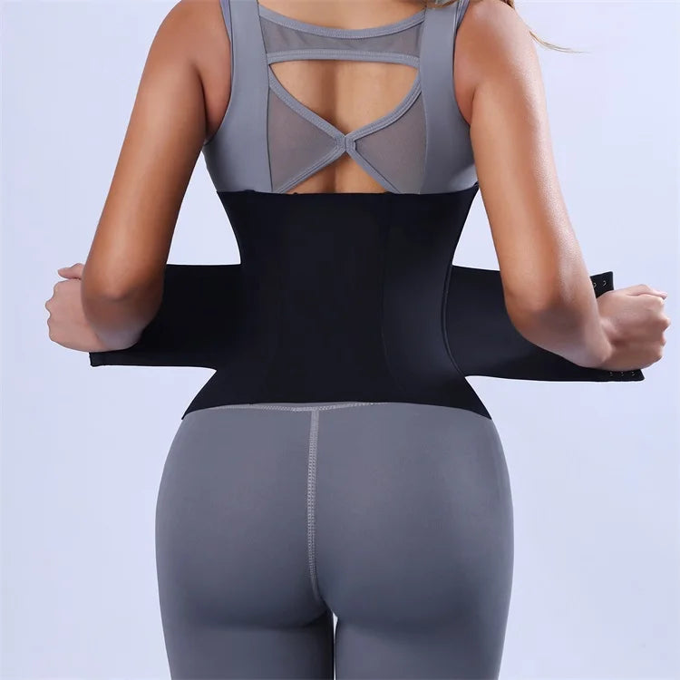 MiiOW Waist Trainer Corset Women's Binders Shapers Tummy Wrap Body Shapewear Breathable Slimming Belt Flat Belly Workout Girdle