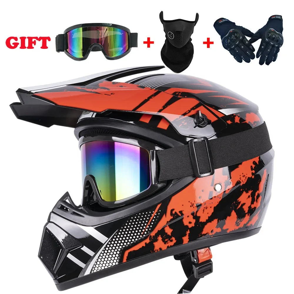 Full Face Motorcycle Helmet Off-road Motorbike Free Shipping Send 3 Gifts Downhill AM DH Cross Capacete Motocross Casco helmets