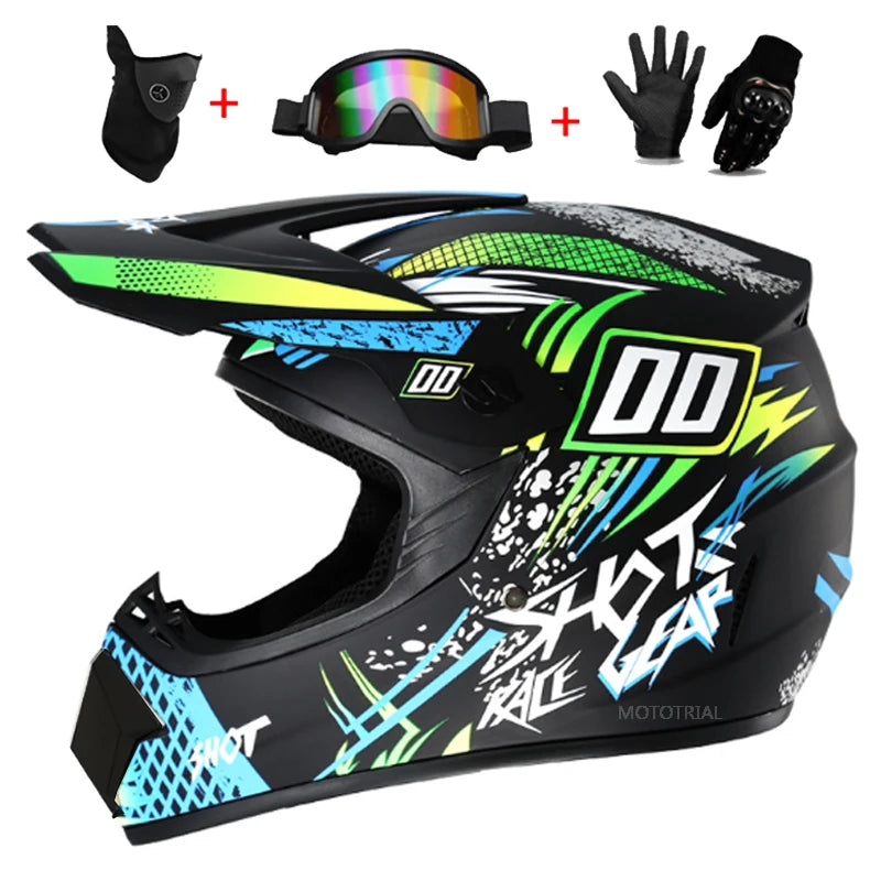 Full Face Motorcycle Helmet Off-road Motorbike Free Shipping Send 3 Gifts Downhill AM DH Cross Capacete Motocross Casco helmets
