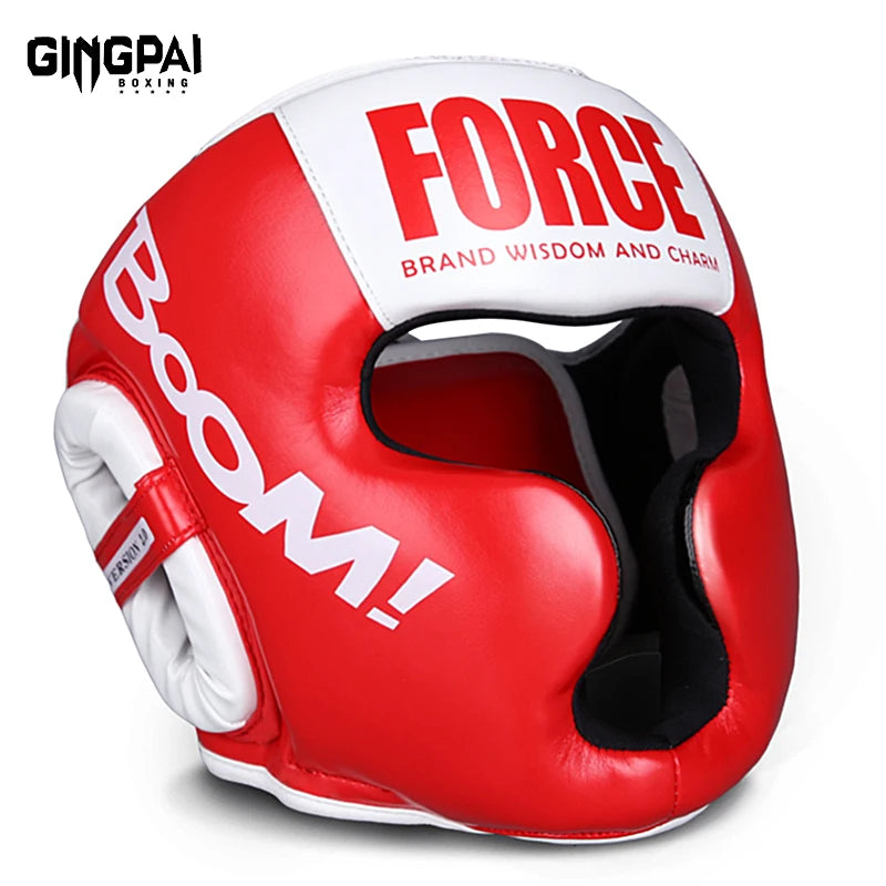 Boxing MMA Safety Helmet Head Gear Protectors Adult Child Training Headgear Muay Thai Kickboxing Full-covered Helmets Kids Adult