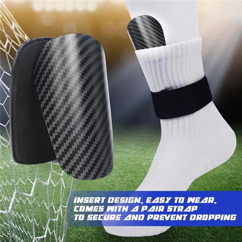 2Pcs Mini Soccer Shin Guards for Teenagers and Adults Sports Protective Gear Shin Guards Protective Equipment