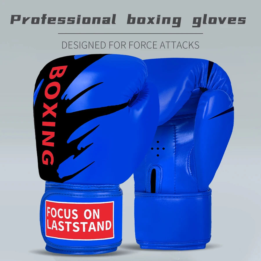 6/8/10/12oz Kids Women/Men Boxing Gloves Sanda Sparring Muay Thai MMA Karate Punch Training Mitts Kickboxing Guantes De Boxeo