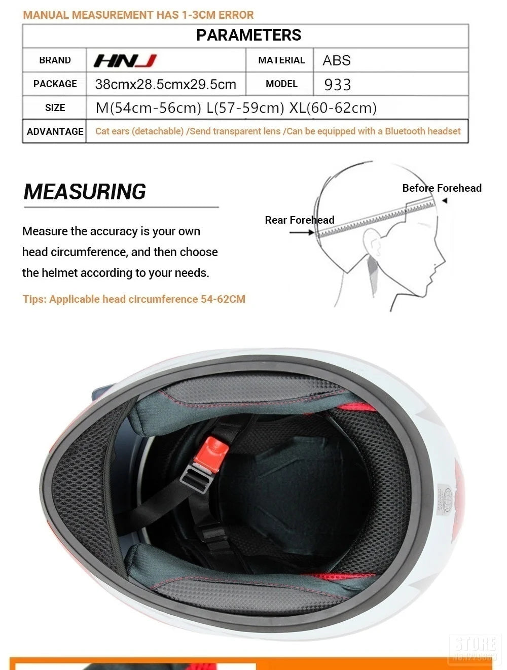 2022 Motorcycle Cat Ear Helmet Capacete Casque Full Face Helmet Women Moto Ear Helmets Personality Motorbike Helmet Motocross