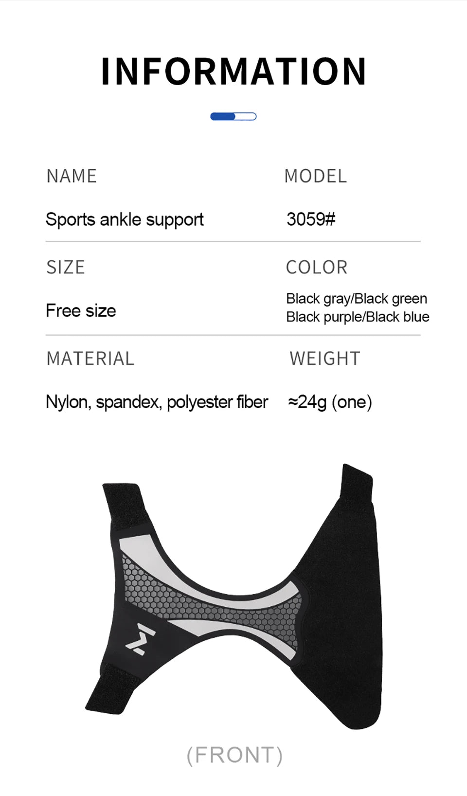 GOBYGO 1Pcs Ankle Protectors Running Joint Strain Ankle Wear Tear Anti-fracture Ankle Protector Basketball Soccer Men Women