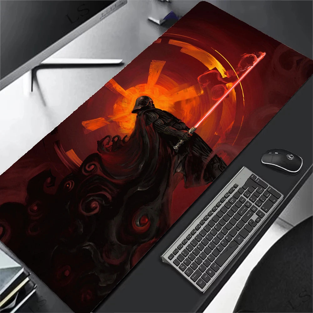Mouse Pad Star Wars Anime Carpe Large PC HD Gamer Computer Mausepad Varmilo Keyboard Gaming Accessories Desk Mat Durable 90X40CM
