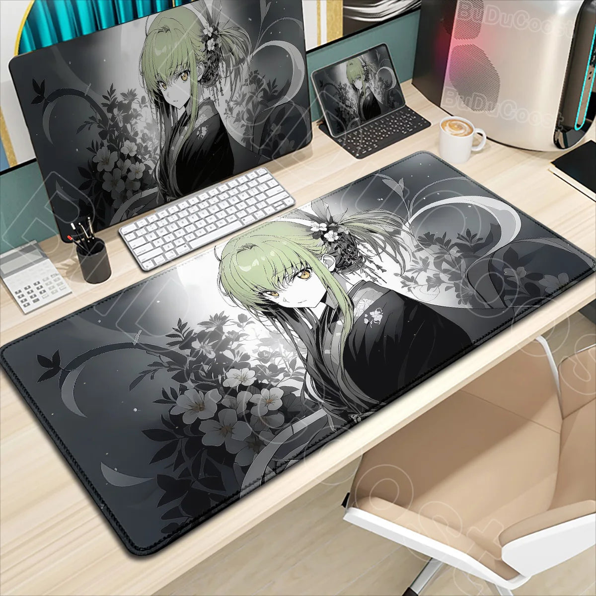 Large Anime Code Geass Mousepad Laptop Gaming Mouse Pad Pc Accessories Deskmat Keyboard Desk Mat Protector Pretty C.C. Mause Pad