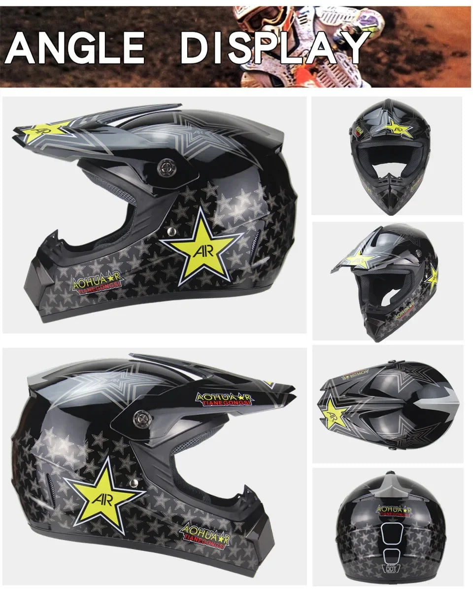 Full Face Motorcycle Helmet Off-road Motorbike Free Shipping Send 3 Gifts Downhill AM DH Cross Capacete Motocross Casco helmets