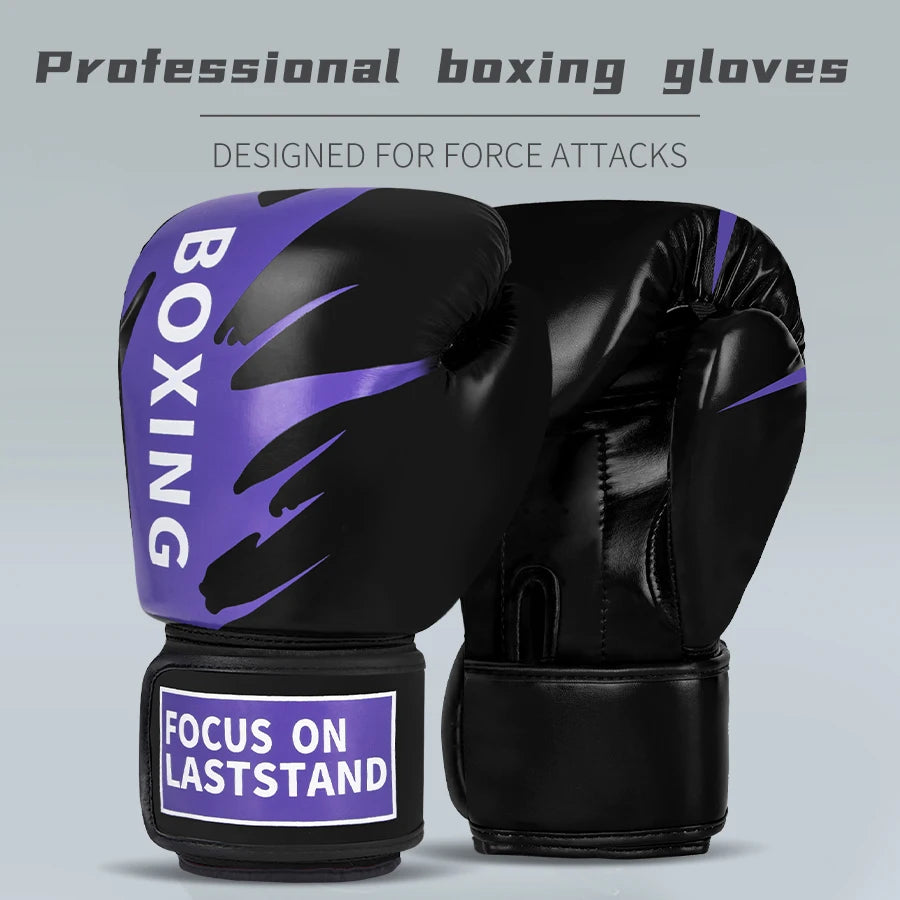 6/8/10/12oz Kids Women/Men Boxing Gloves Sanda Sparring Muay Thai MMA Karate Punch Training Mitts Kickboxing Guantes De Boxeo