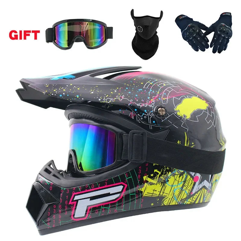 Full Face Motorcycle Helmet Off-road Motorbike Free Shipping Send 3 Gifts Downhill AM DH Cross Capacete Motocross Casco helmets