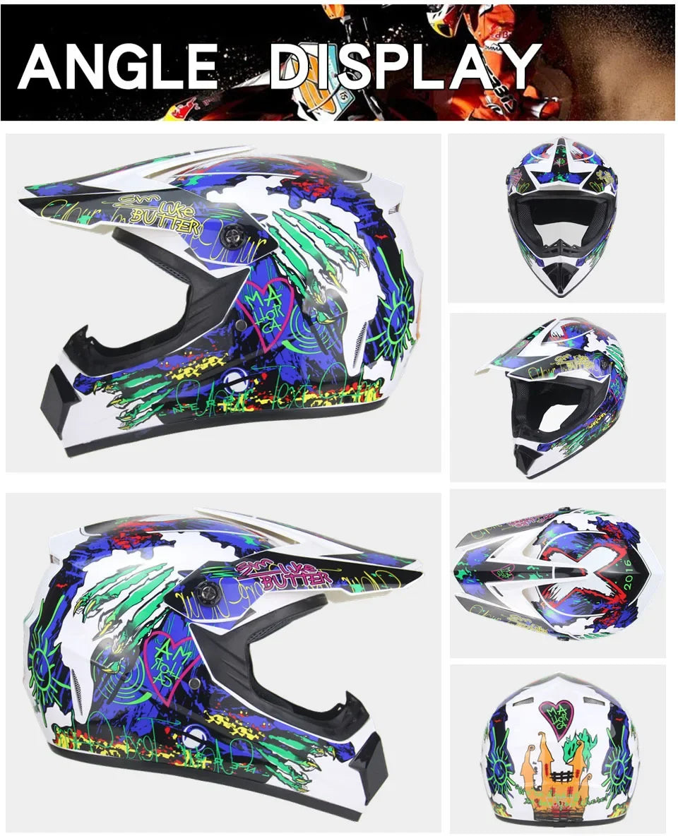 Full Face Motorcycle Helmet Off-road Motorbike Free Shipping Send 3 Gifts Downhill AM DH Cross Capacete Motocross Casco helmets