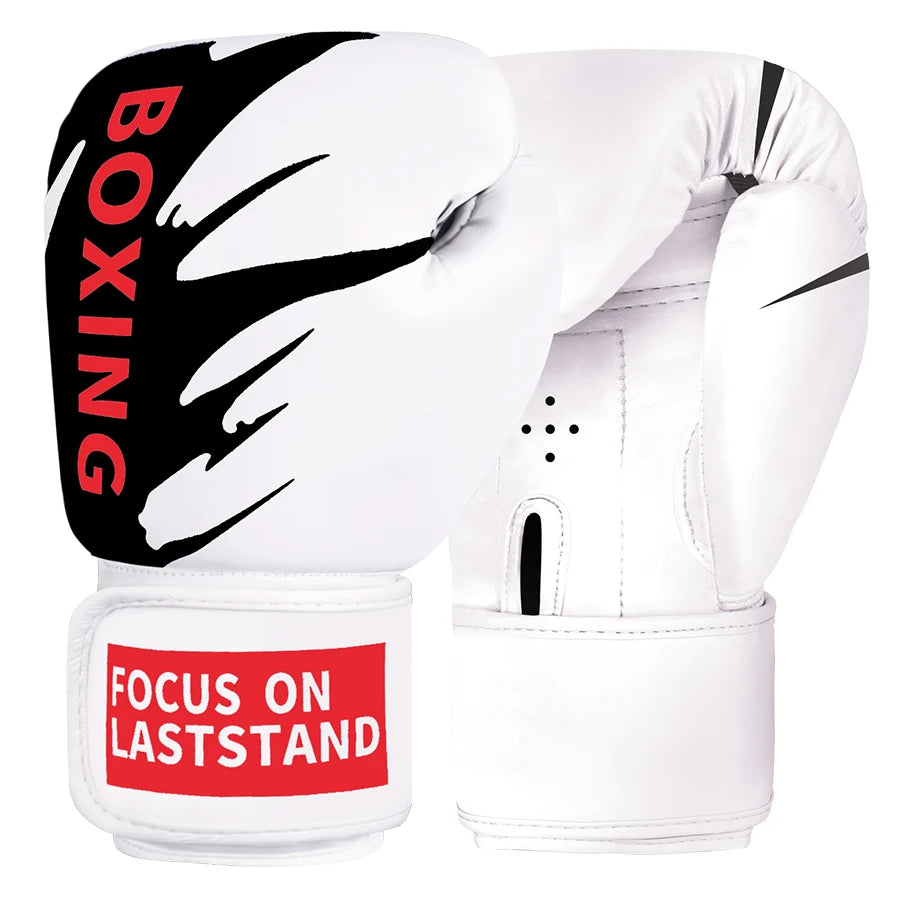 6/8/10/12oz Kids Women/Men Boxing Gloves Sanda Sparring Muay Thai MMA Karate Punch Training Mitts Kickboxing Guantes De Boxeo