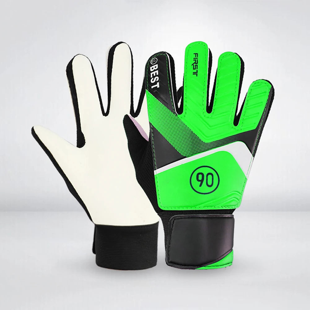Children's Goalkeeper Gloves Latex Goalkeeper Gloves For Kids Football Goalkeeper Anti-Slip Training Gloves Soccer Goalie Gloves