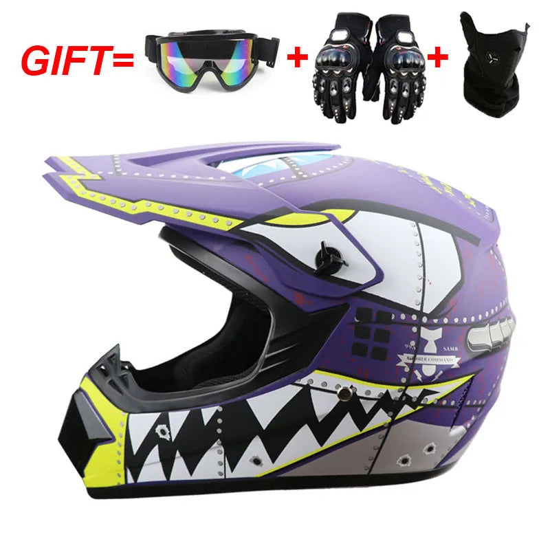 Full Face Motorcycle Helmet Off-road Motorbike Free Shipping Send 3 Gifts Downhill AM DH Cross Capacete Motocross Casco helmets