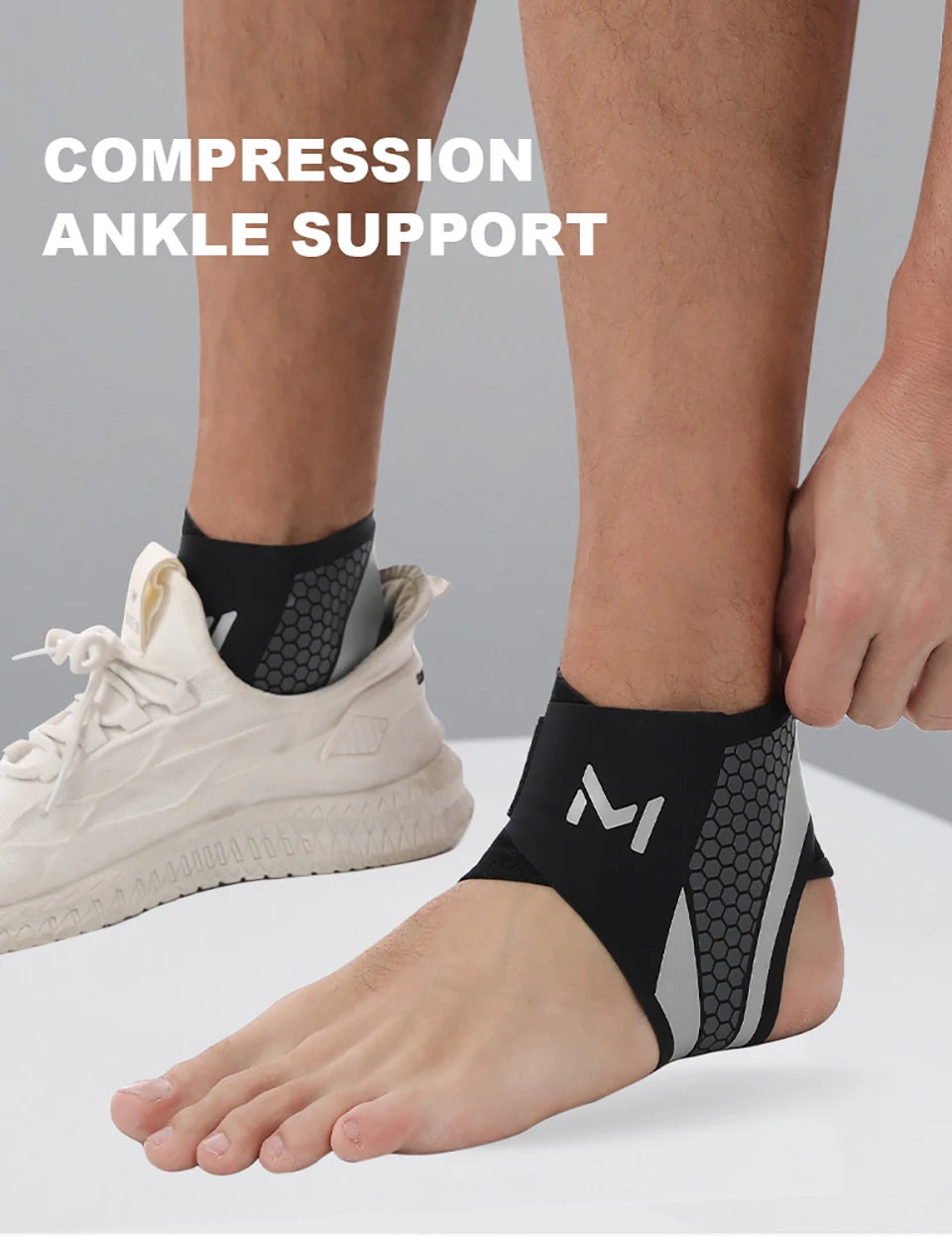 GOBYGO 1Pcs Ankle Protectors Running Joint Strain Ankle Wear Tear Anti-fracture Ankle Protector Basketball Soccer Men Women