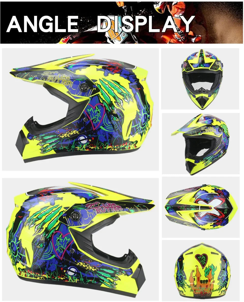 Full Face Motorcycle Helmet Off-road Motorbike Free Shipping Send 3 Gifts Downhill AM DH Cross Capacete Motocross Casco helmets