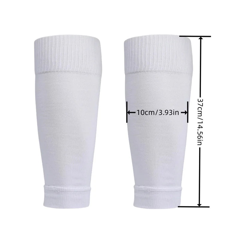 1 Set Of Non-slip Anti-friction Silicone Bottom Football Socks Breathable Sports Running Cycling Hiking Soccer Socks Leg Cover