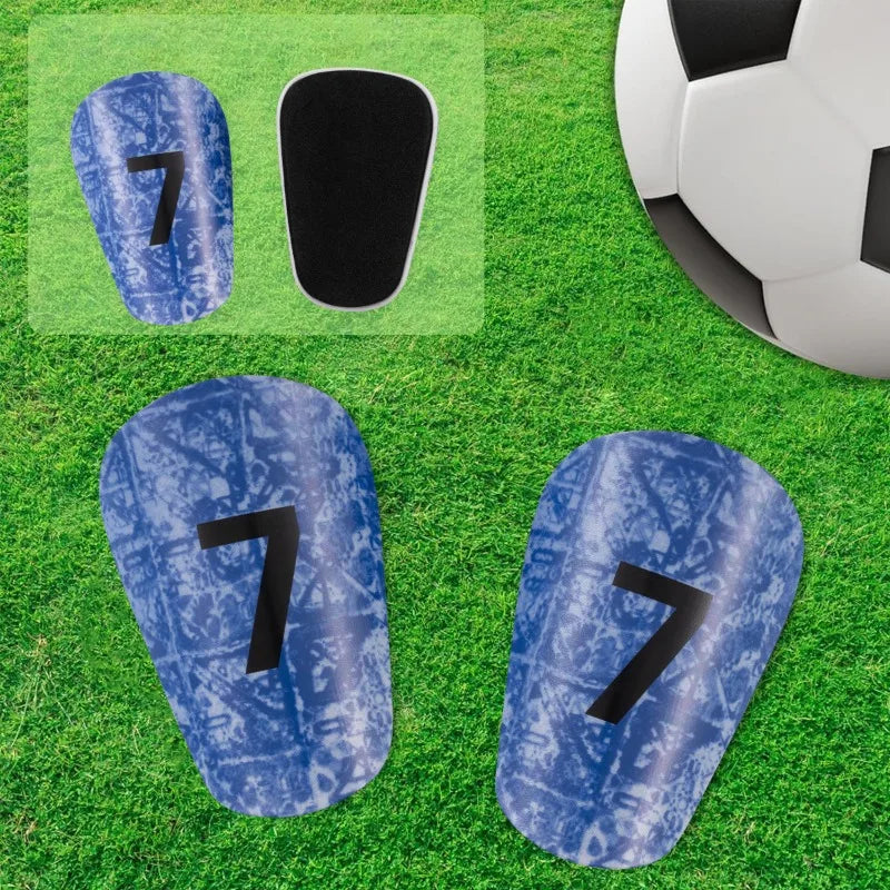 2026 Mini Shin Guards No.7 Kids Adults - Ultra Thin Soccer Leg Guards Lightweight Protection USA Canada Mexico Summer Sports