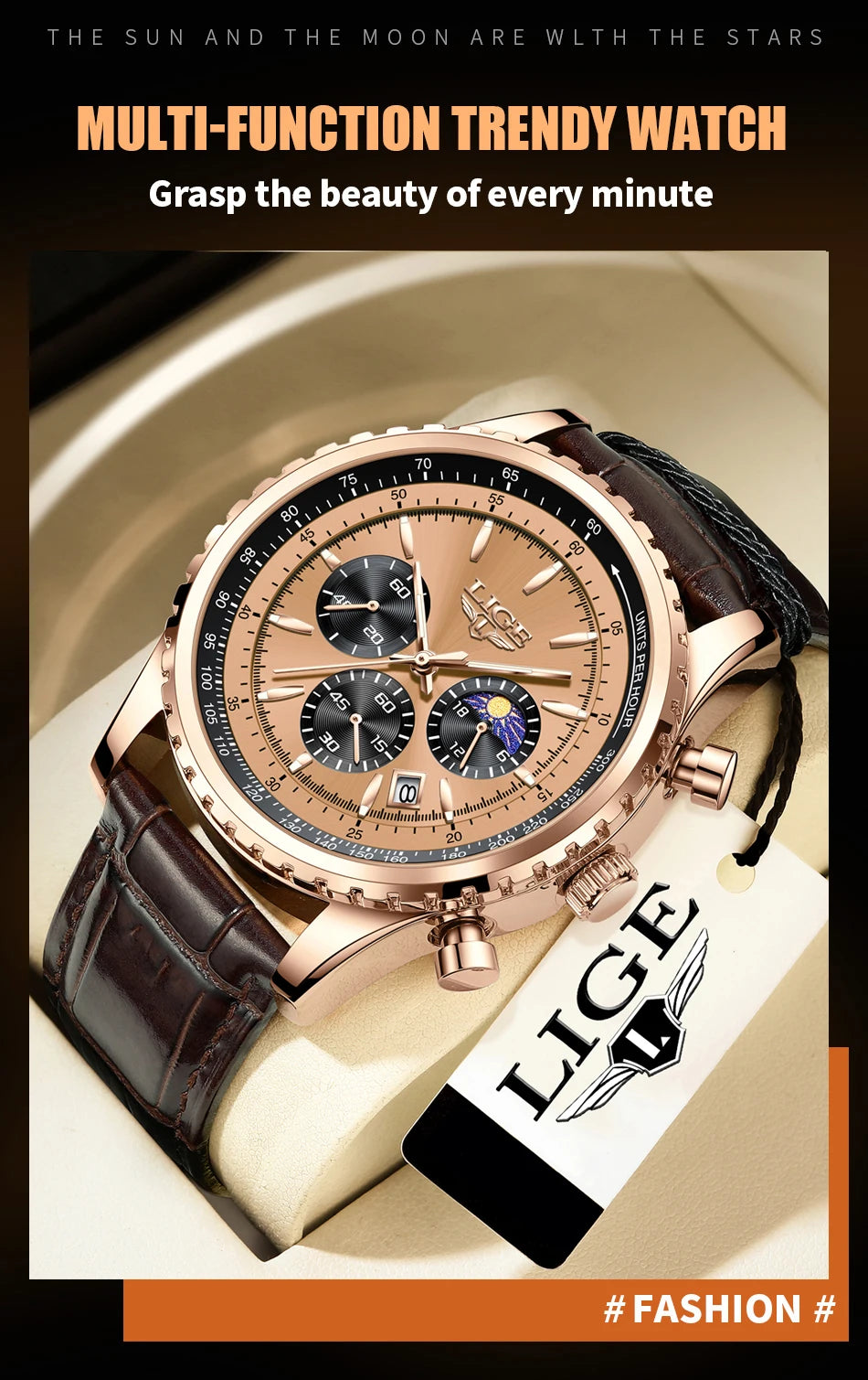 Relogio Masculino LIGE New Men Watch With Full Steel Waterproof Luminous Quartz Watch For Men Fashion Military Date Chronograph