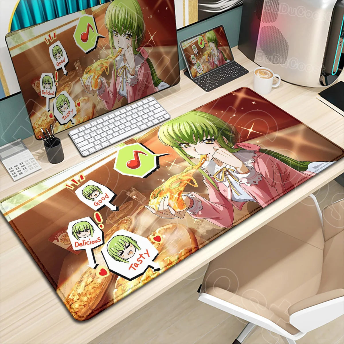 Large Anime Code Geass Mousepad Laptop Gaming Mouse Pad Pc Accessories Deskmat Keyboard Desk Mat Protector Pretty C.C. Mause Pad