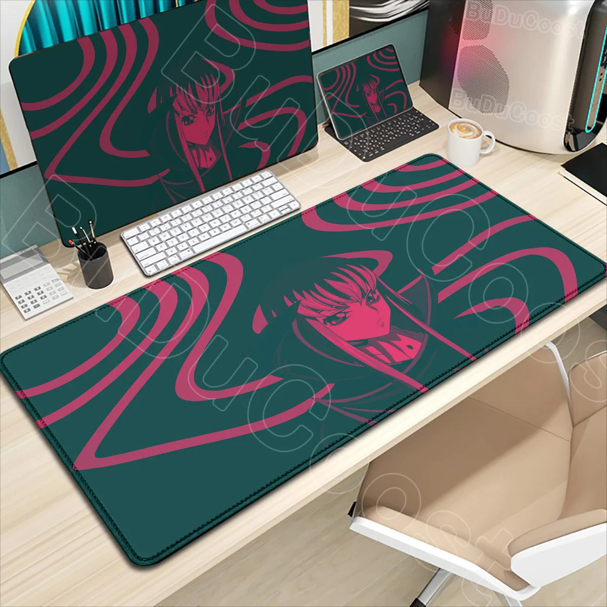 Large Anime Code Geass Mousepad Laptop Gaming Mouse Pad Pc Accessories Deskmat Keyboard Desk Mat Protector Pretty C.C. Mause Pad