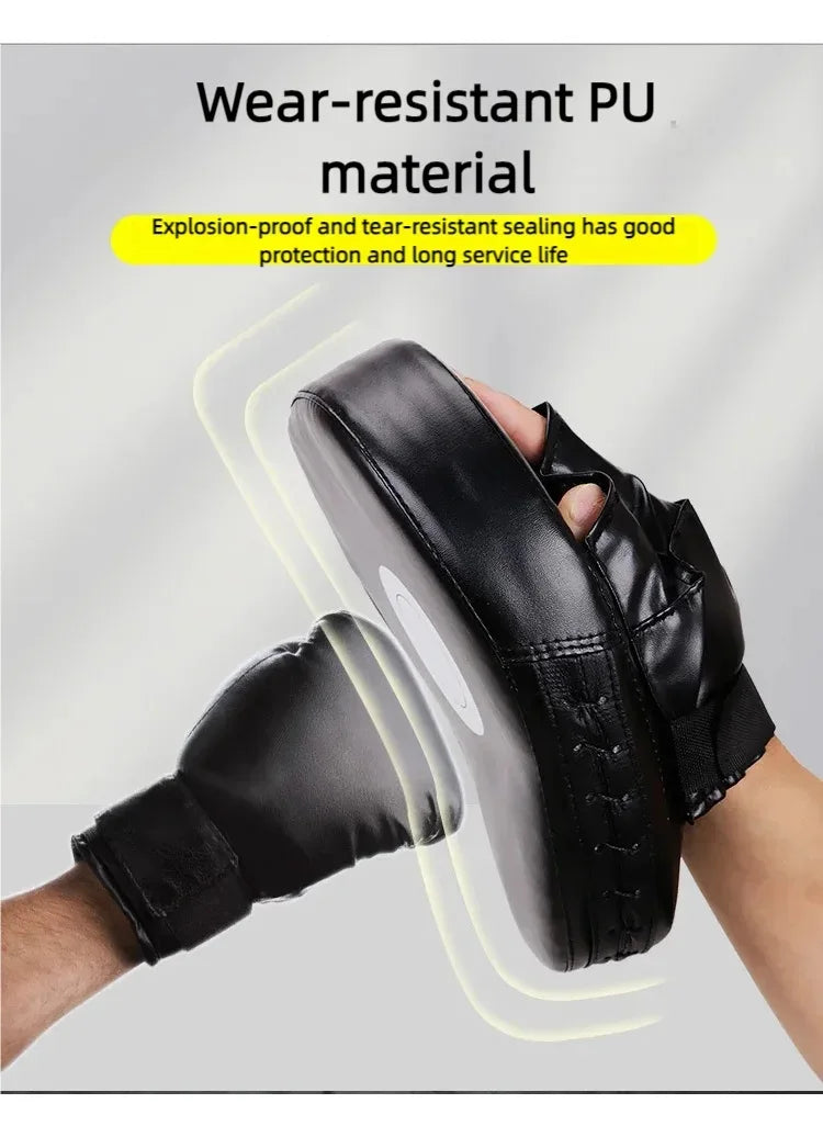 1PC Kick Boxing Gloves Pad PU Leather Punch Target Bag for Adults Kids MMA Karate Muay Thai Free Fight Sanda Training Equipment