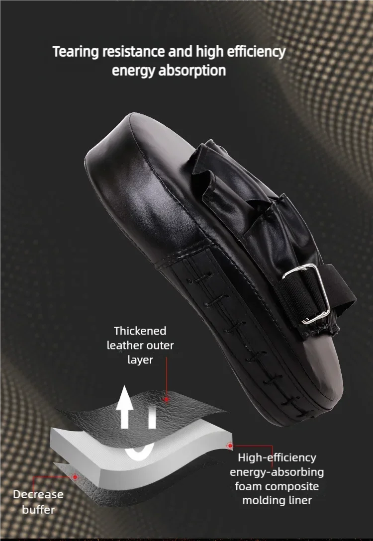 1PC Kick Boxing Gloves Pad PU Leather Punch Target Bag for Adults Kids MMA Karate Muay Thai Free Fight Sanda Training Equipment