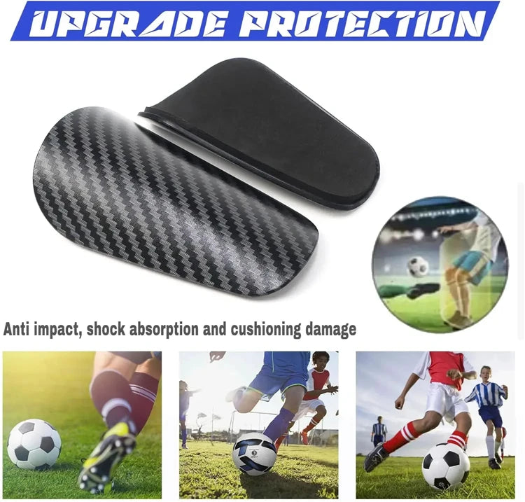 2Pcs Mini Soccer Shin Guards for Teenagers and Adults Sports Protective Gear Shin Guards Protective Equipment