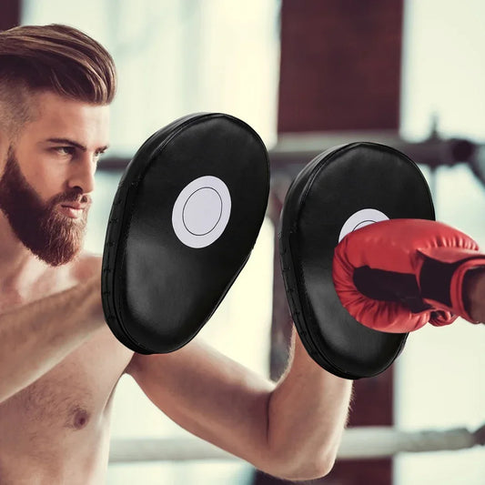 1PC Kick Boxing Gloves Pad PU Leather Punch Target Bag for Adults Kids MMA Karate Muay Thai Free Fight Sanda Training Equipment