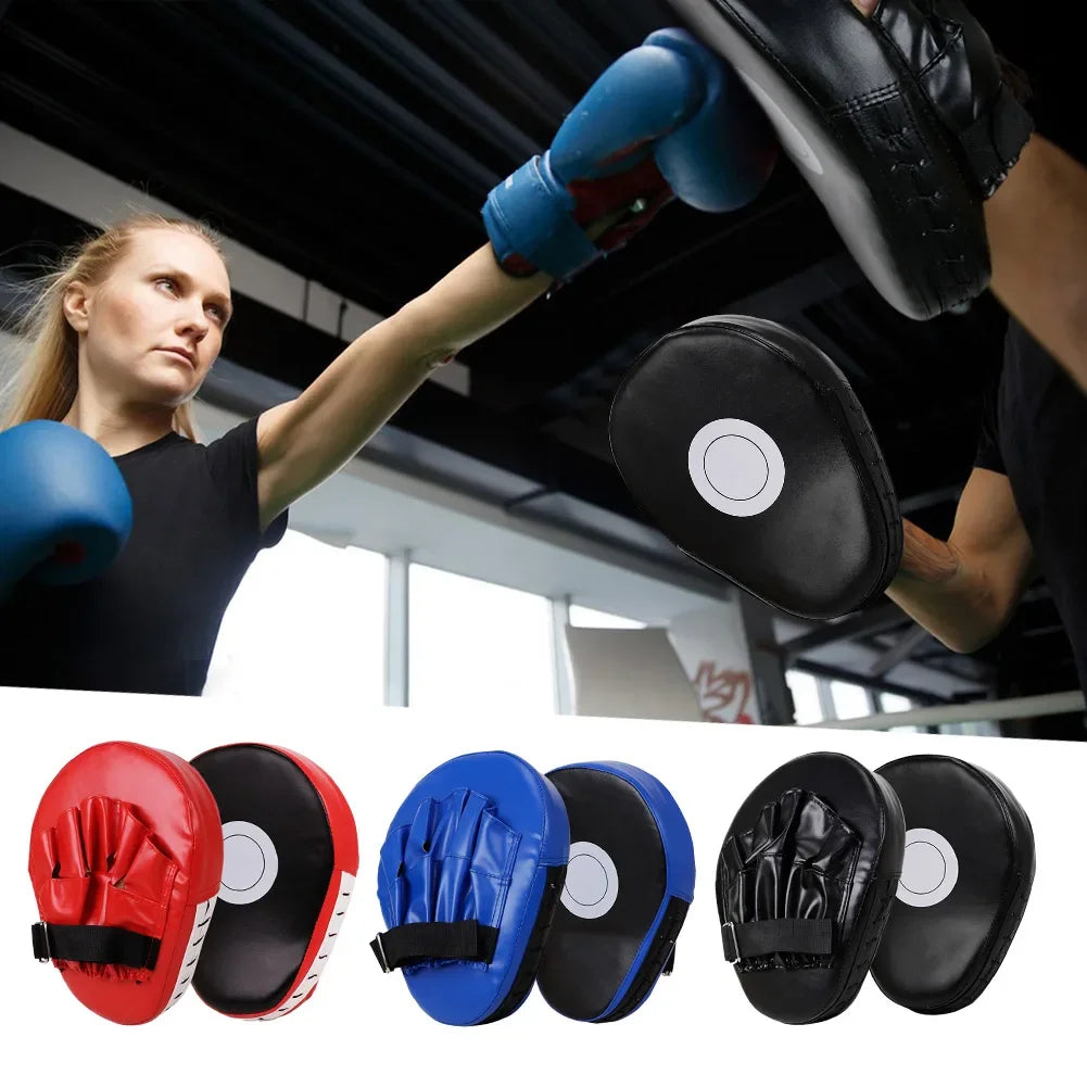 1PC Kick Boxing Gloves Pad PU Leather Punch Target Bag for Adults Kids MMA Karate Muay Thai Free Fight Sanda Training Equipment