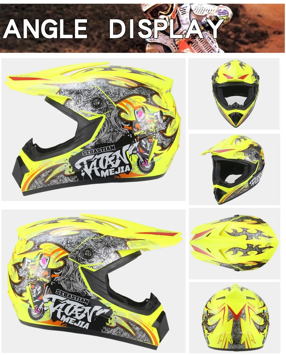 Full Face Motorcycle Helmet Off-road Motorbike Free Shipping Send 3 Gifts Downhill AM DH Cross Capacete Motocross Casco helmets