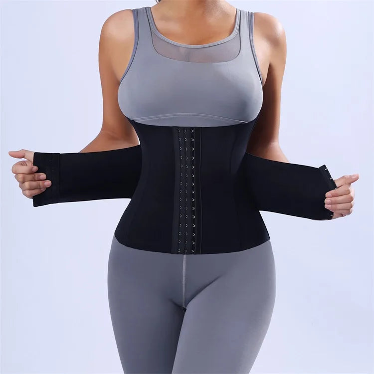 MiiOW Waist Trainer Corset Women's Binders Shapers Tummy Wrap Body Shapewear Breathable Slimming Belt Flat Belly Workout Girdle