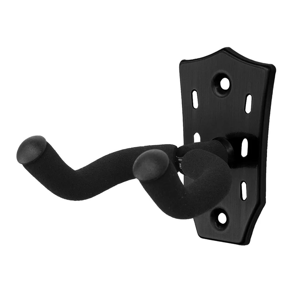 Guitar Holder Hook Metal Acoustic Guitar Hook Holder Stand Non-slip Guitar Hanger Wall Mount for Electric Guitar Bass Ukulele