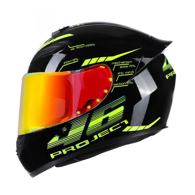 DOT Motorcycle Helmet Full Face Safety Motobike Scooter Casco Moto Modular Capacetes Helmets  Full Face Casco Unisex