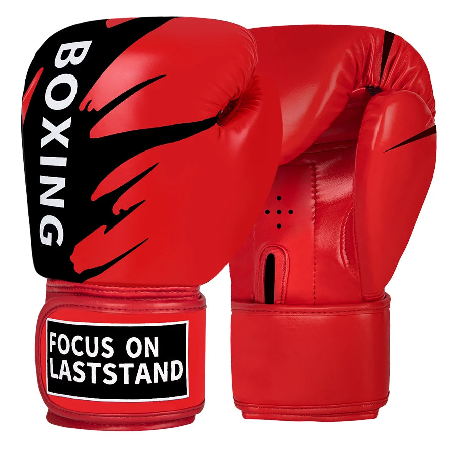 6/8/10/12oz Kids Women/Men Boxing Gloves Sanda Sparring Muay Thai MMA Karate Punch Training Mitts Kickboxing Guantes De Boxeo