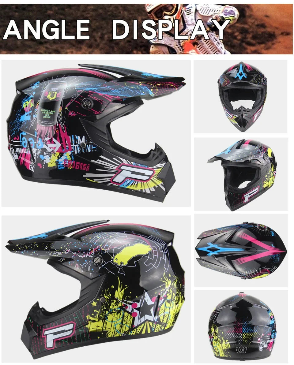 Full Face Motorcycle Helmet Off-road Motorbike Free Shipping Send 3 Gifts Downhill AM DH Cross Capacete Motocross Casco helmets