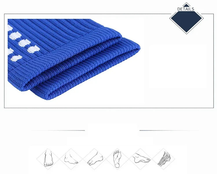 Men's New Football Socks Outdoor Sports Grabbing Socks Silicone Anti Slip Socks Football Basketball Sports Socks